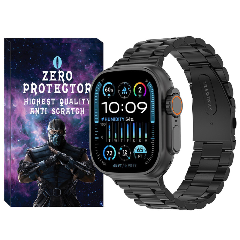 بند زیرو مدل 3Bead-ZR مناسب برای ساعت هوشمند بلک تایم MX9 ULTRA 2