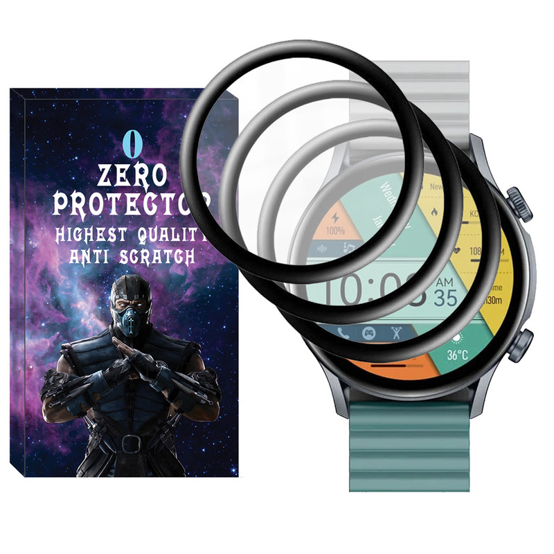 محافظ صفحه نمایش نانو زیرو مدل Pmma-ZR مناسب برای ساعت هوشمند کیسلکت KR LTD بسته سه عددی