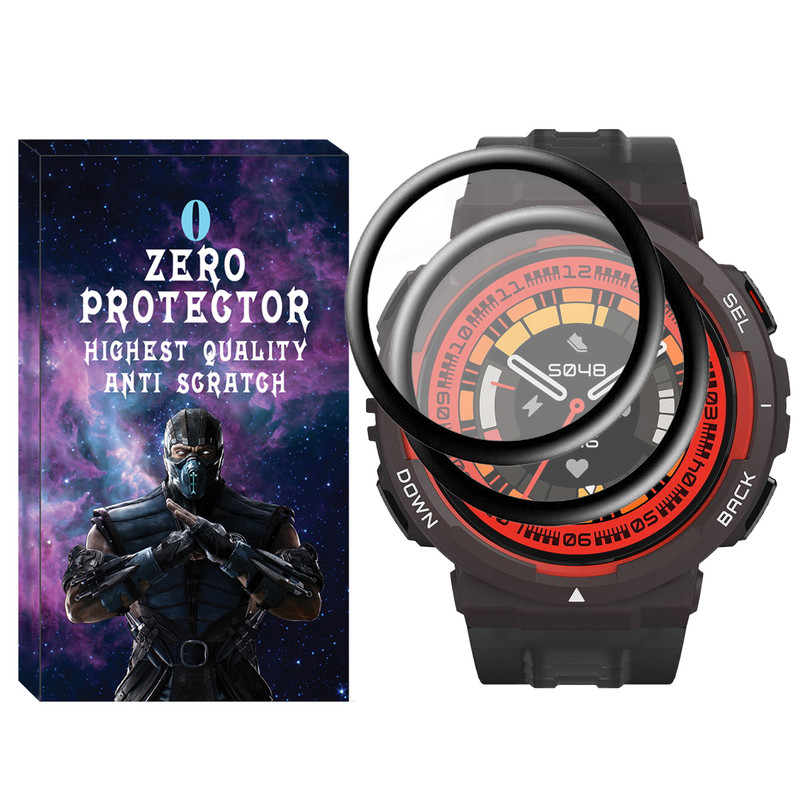 محافظ صفحه نمایش نانو زیرو مدل Pmma-ZR مناسب برای ساعت هوشمند امیزفیت Active Edge بسته دو عددی