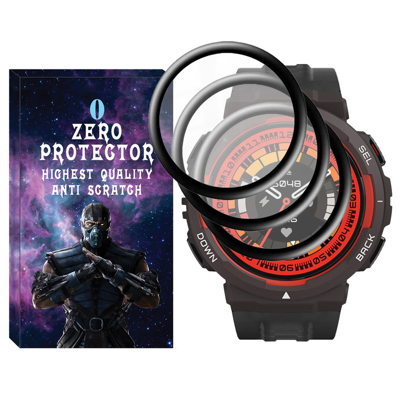 محافظ صفحه نمایش نانو زیرو مدل Pmma-ZR مناسب برای ساعت هوشمند امیزفیت Active Edge بسته سه عددی