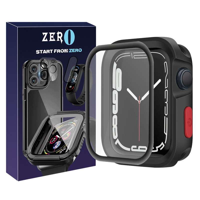 کاور زیرو مدل Armor Shield ZR مناسب برای اپل واچ سری 4/5/6/Se سایز 44 میلی متری به همراه محافظ صفحه نمایش
