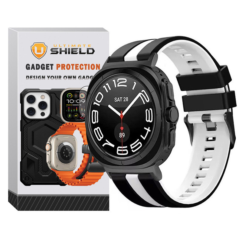 بند آلتیمیت شیلد مدل Ferer BL مناسب برای ساعت هوشمند سامسونگ Galaxy Watch 7 Ultra 47mm