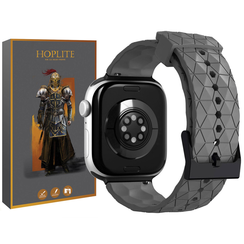 بند هاپلایت مدل Rhombus Black HL مناسب برای اپل واچ سری Se/1/2/3/4/5/6/7/8/9 سایز 42/44/45 میلیمتری