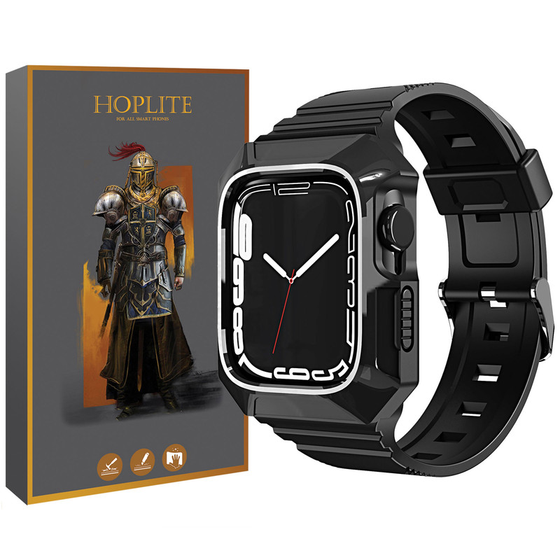 بند هاپلایت مدل Silicone B-Guard HL مناسب برای اپل واچ Series SE 2022 Aluminum Case 40mm / SE 2021 Aluminum Case 40mm / Series 5 40mm / Series 6 40mm / Series 4 40mm