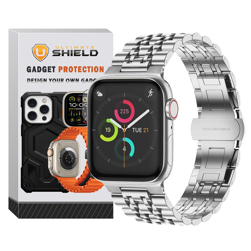 بند آلتیمیت شیلد مدل 7Bead UL مناسب برای اپل واچ سری Se/Ultra/1/2/3/4/5/6/7/8/9 سایز 42/44/45/49 میلی متری