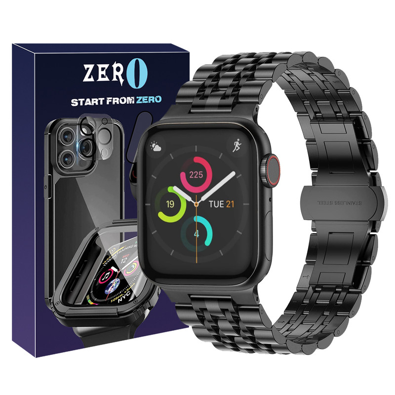 بند زیرو مدل 7Bead ZR مناسب برای اپل واچ سری Se/Ultra/1/2/3/4/5/6/7/8/9 سایز 42/44/45/49 میلی متری
