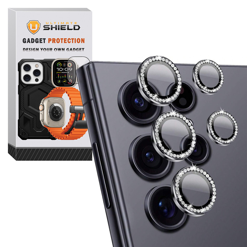 محافظ لنز دوربین آلتیمیت شیلد مدل Ring Diamond UL مناسب برای گوشی موبایل سامسونگ Galaxy S25 Ultra