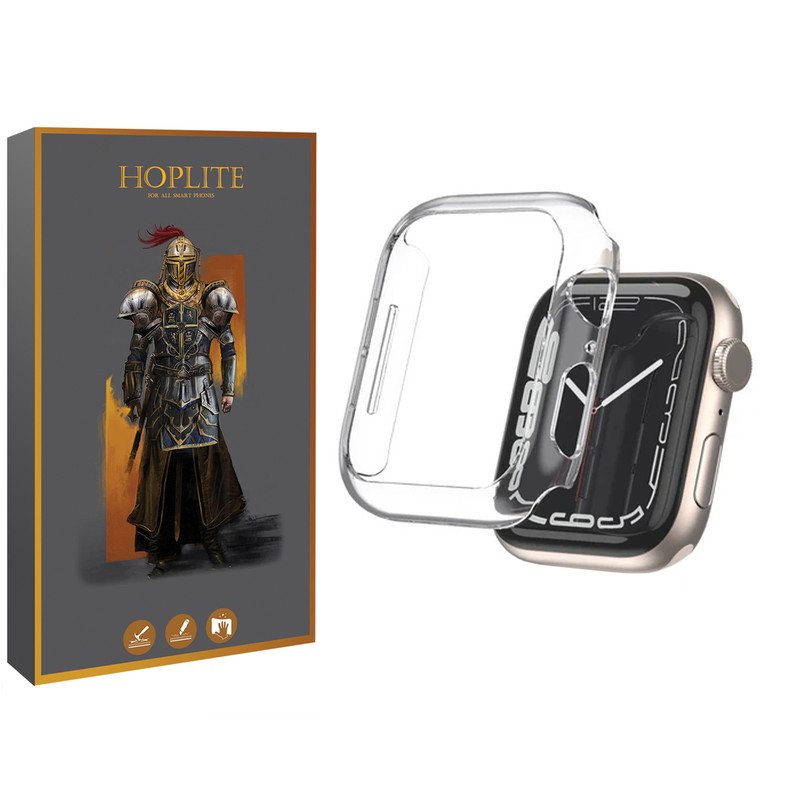 کاور هاپلایت مدل PC Guard HL مناسب برای اپل واچ Series SE 2022 Aluminum Case 44mm / SE 2021 Aluminum Case 44mm / Series 5 44mm / Series 6 44mm / SE 44mm