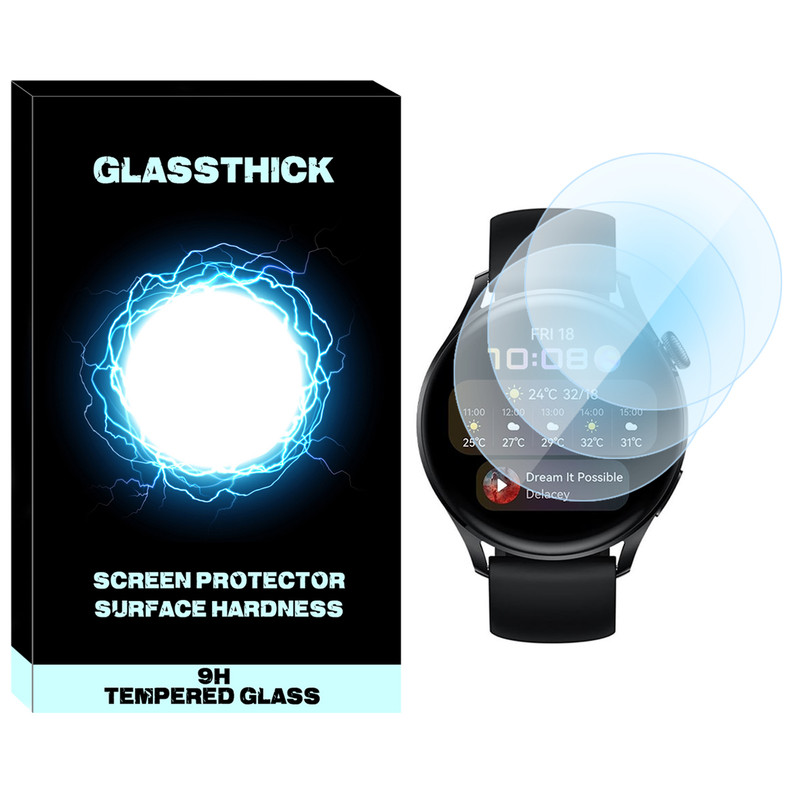 محافظ صفحه نمایش نانو گلستیگ مدل NGL مناسب برای ساعت هوشمند هوآوی Watch 3 Active Edition بسته سه عددی