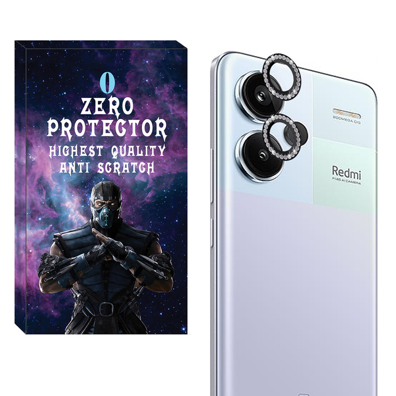 محافظ لنز دوربین رینگی زیرو مدل Ring-Diamond-ZR مناسب برای گوشی موبایل شیائومی Redmi Note 13 Pro Plus