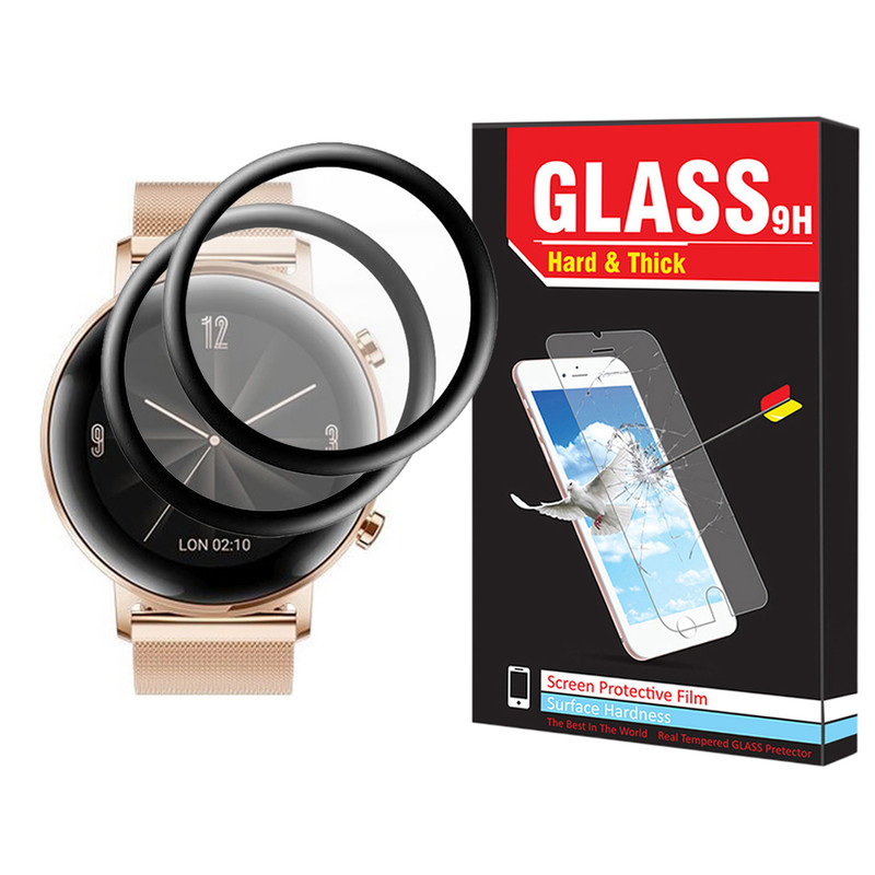 محافظ صفحه نمایش نانو هارد اند تیک مدل NHT مناسب برای ساعت هوشمند هواوی Watch GT 2 42mm بسته دو عددی