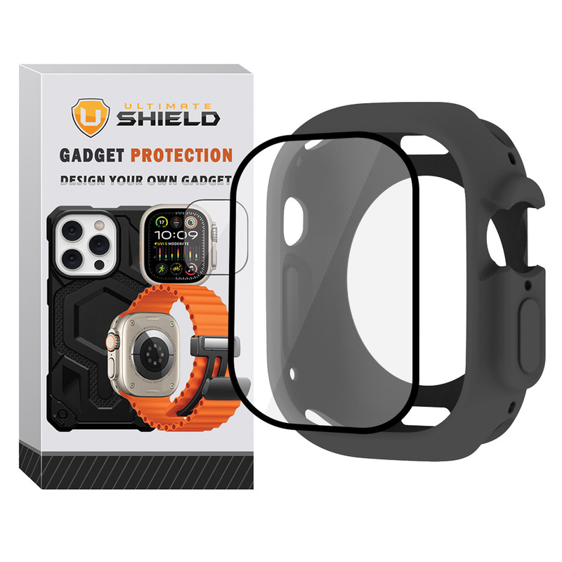 کاور آلتیمیت شیلد مدل Jelly Shield UL مناسب برای ساعت هوشمند هاینو تکو T92 Ultra max / T93 Ultra max / T94 Ultra max  / T89 Ultra max / T99 Ultra max به همراه محافظ صفحه نمایش