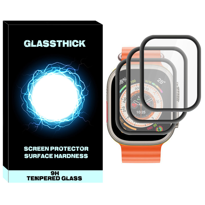 محافظ صفحه نمایش نانو گلستیک مدل NGL مناسب برای ساعت هوشمند الترا HW8 بسته سه عددی