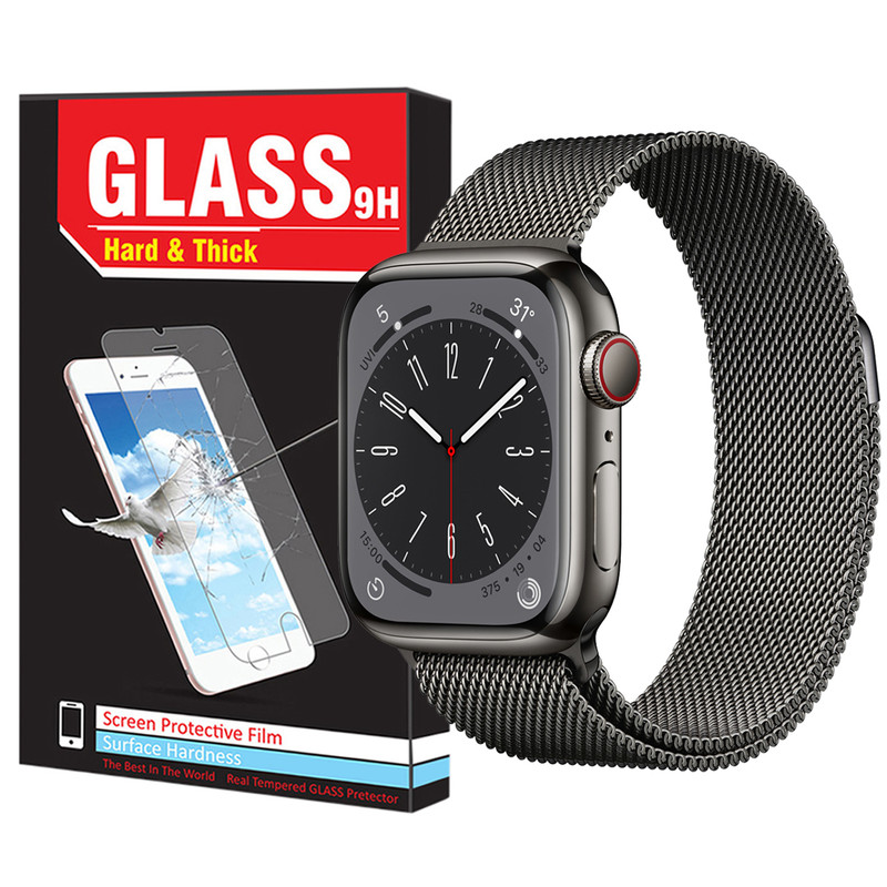 بند هارد اند تیک مدل Milanese مناسب برای اپل واچ سایز 42 / 44 / 45 / 49 میلی متری