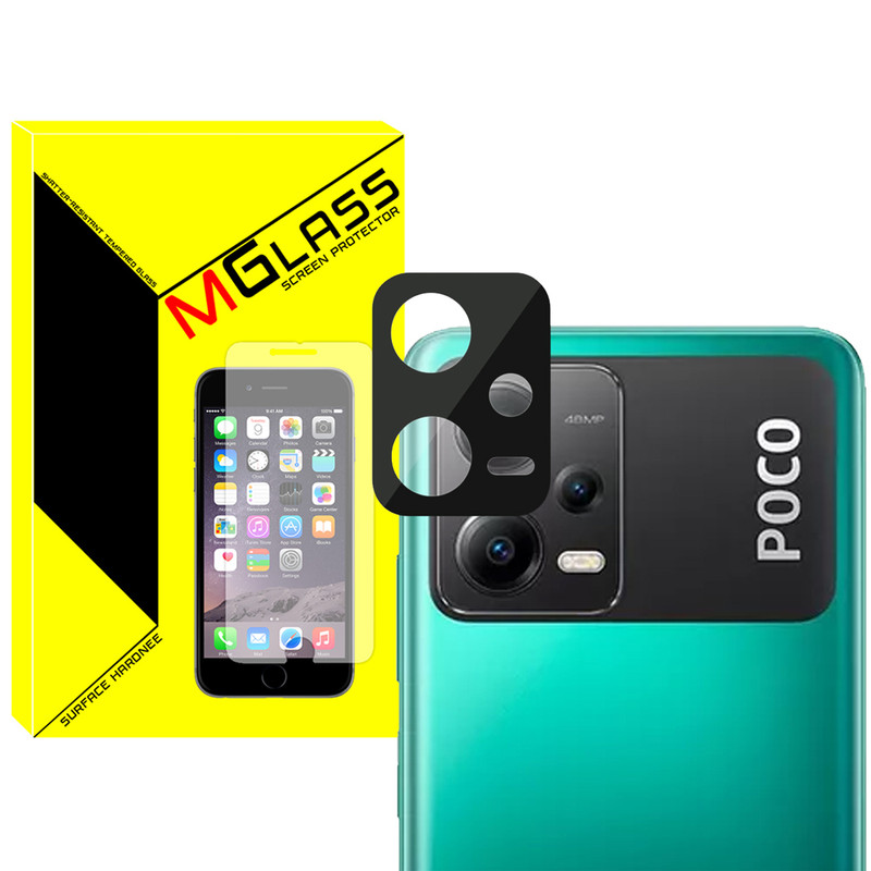محافظ لنز دوربین ام‌گلس مدل 3D-MG مناسب برای گوشی موبایل شیائومی Poco X5 5G