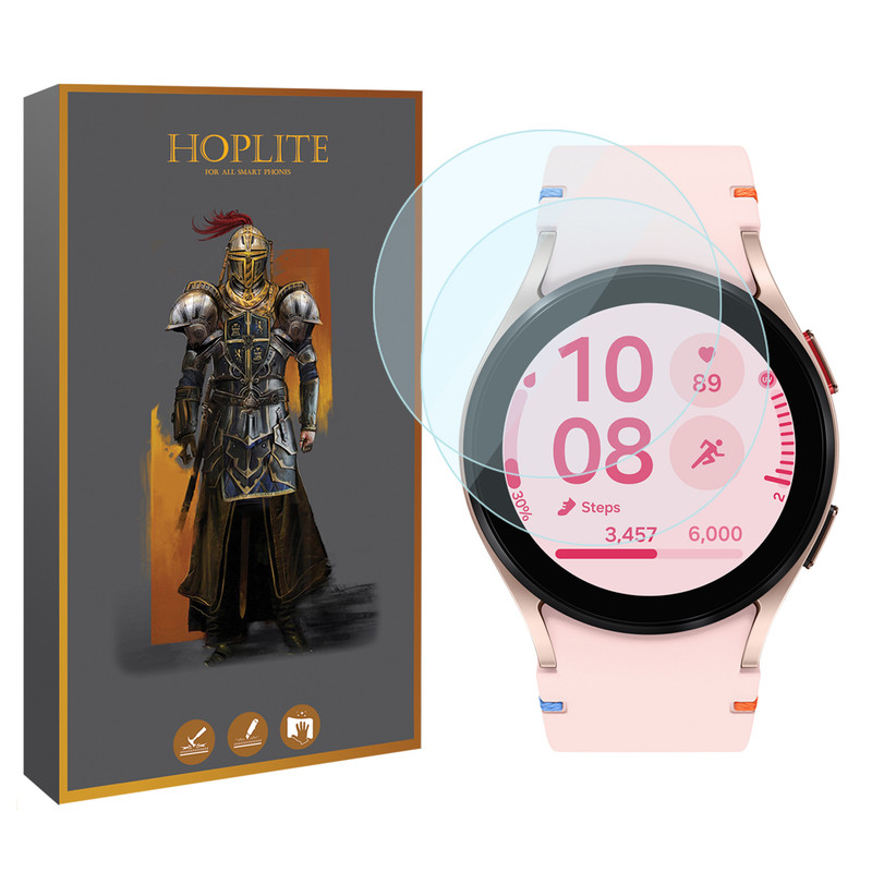 محافظ صفحه نمایش شیشه‌ای هاپلایت مدل Glass-HL مناسب برای ساعت هوشمند سامسونگ Galaxy Watch FE بسته دو عددی