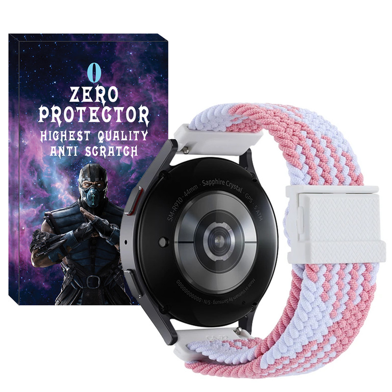 بند زیرو مدل Braided Magnet ZR مناسب برای ساعت هوشمند سامسونگ Galaxy watch 4 40mm / watch 4 44mm / watch 4 Classic 42mm / watch 4 classic 46mm