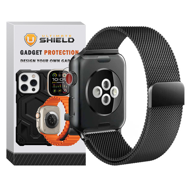 بند آلتیمیت شیلد مدل MilanStrap مناسب برای اپل واچ Series Se 44mm