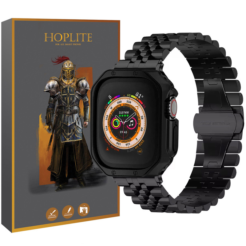 بند هاپلایت مدل 5Bead LUX HL مناسب برای ساعت هوشمند گرین لاین Ultra 49 میلیمتری به همراه کاور