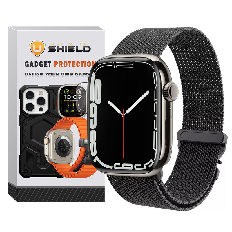 بند آلتیمیت شیلد مدل Milanese New_V UL مناسب برای اپل واچ سری 1/2/3 سایز 42 میلی متری