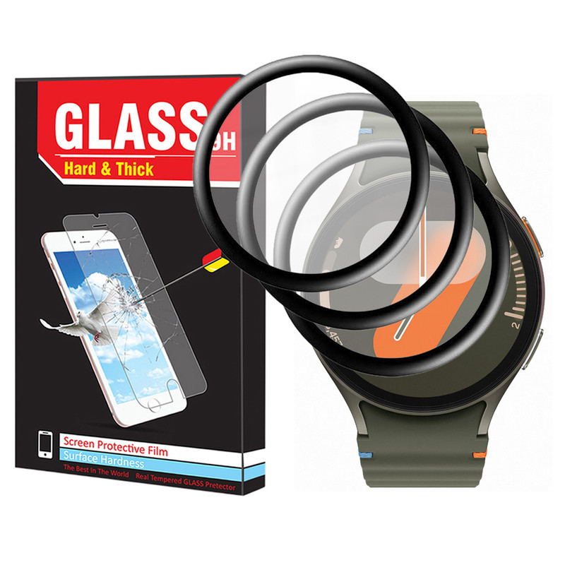 محافظ صفحه نمایش نانو هارد اند تیک مدل Pmma-HT مناسب برای ساعت هوشمند سامسونگ Galaxy Watch 7 44mm بسته سه عددی