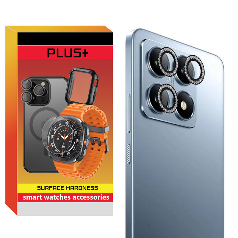 محافظ لنز دوربین پلاس مدل Ring Diamond PL مناسب برای گوشی موبایل شیائومی Mi 14T Pro