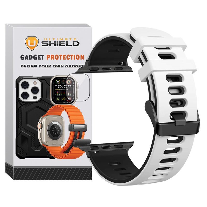 بند آلتیمیت شیلد مدل Hike AP BK مناسب برای اپل واچ 44 میلی متری سری 6