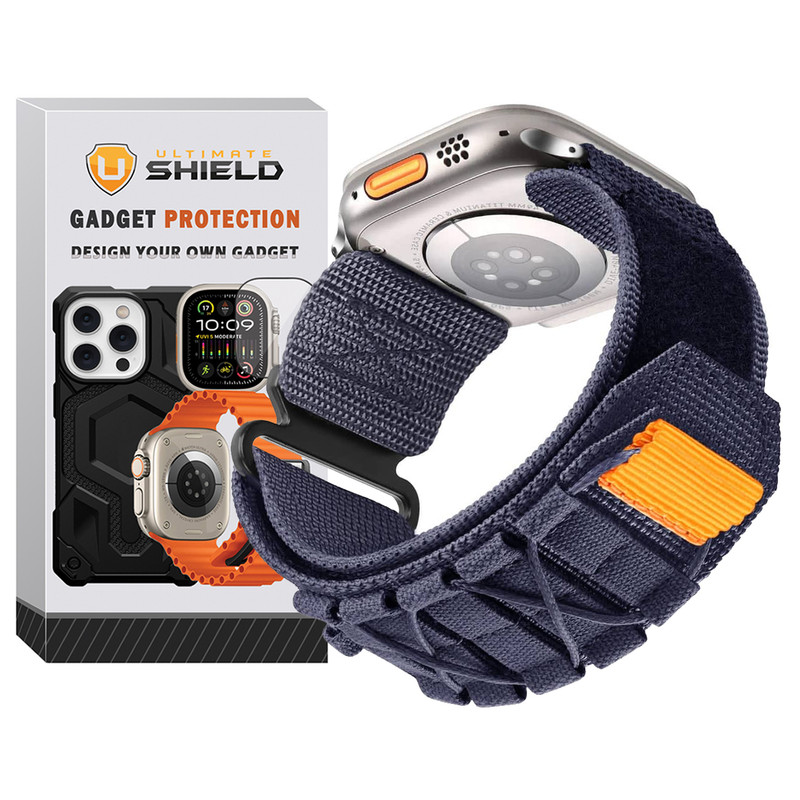بند آلتیمیت شیلد مدل Nylon Cross مناسب برای اپل واچ 45 میلی متری سری 8