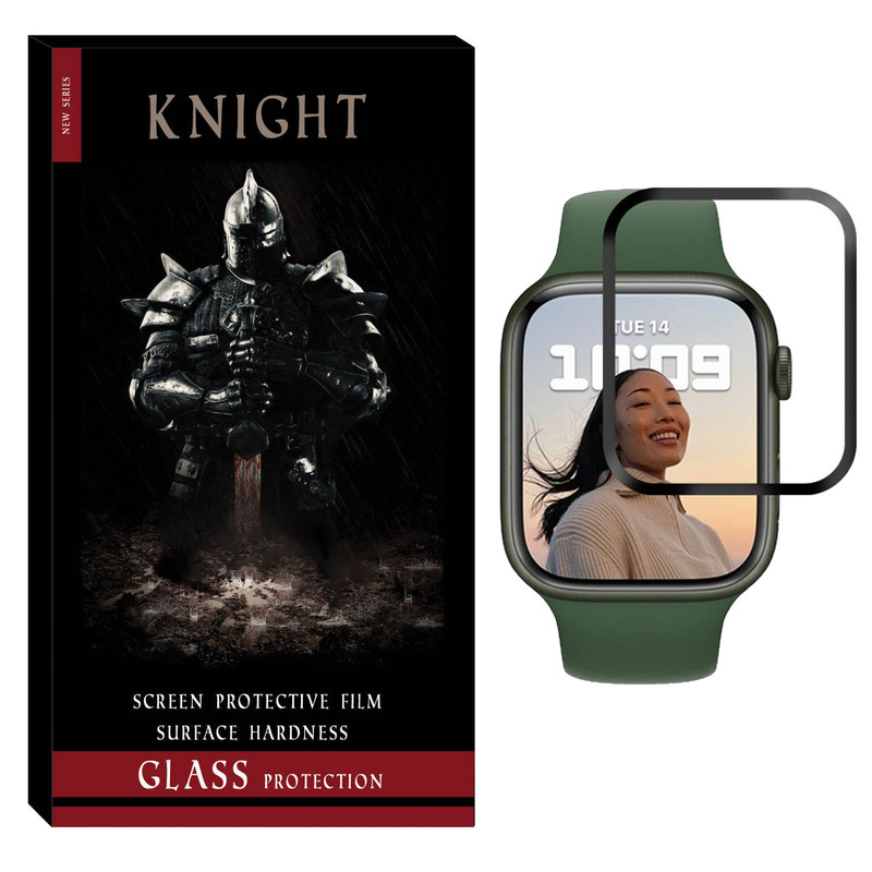 محافظ صفحه نمایش نایت مدل F_01 مناسب برای ساعت اپل واچ Watch Series 7 45mm