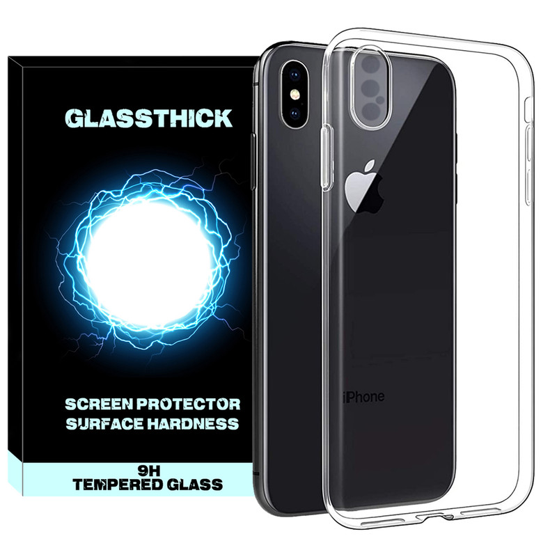 کاور گلستیک مدل Clear مناسب برای گوشی موبایل اپل iPhone XS Max