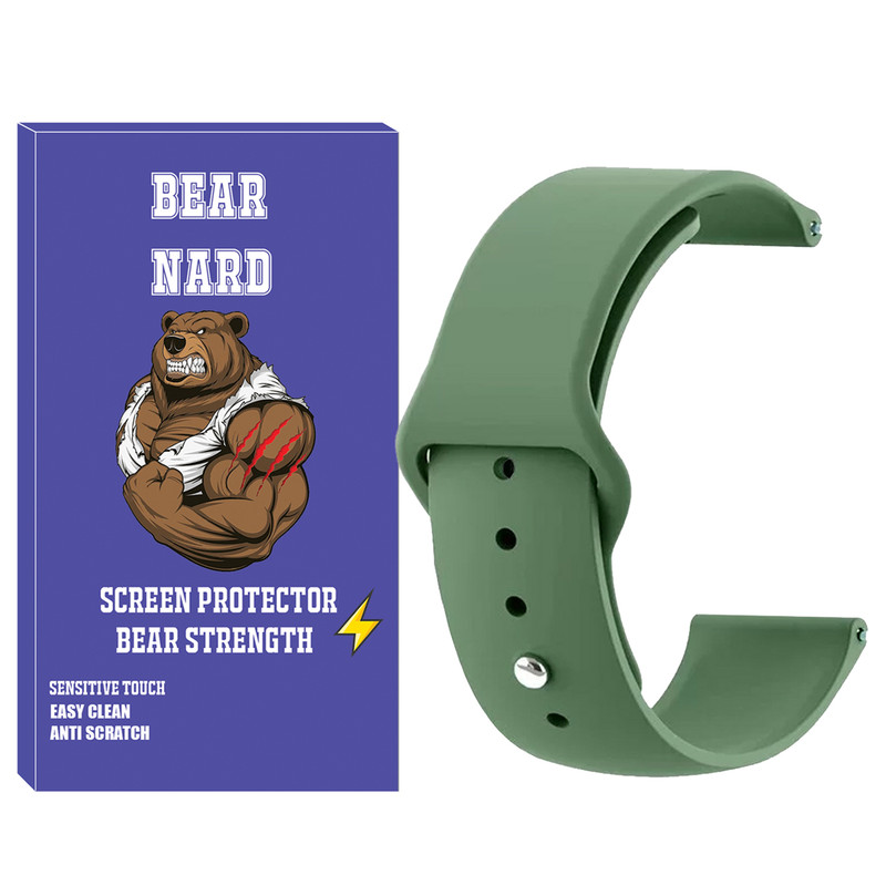 بند برنارد مدل BIS-Sic-BR مناسب برای ساعت هوشمند سامسونگ Galaxy watch 6 Classic 43mm