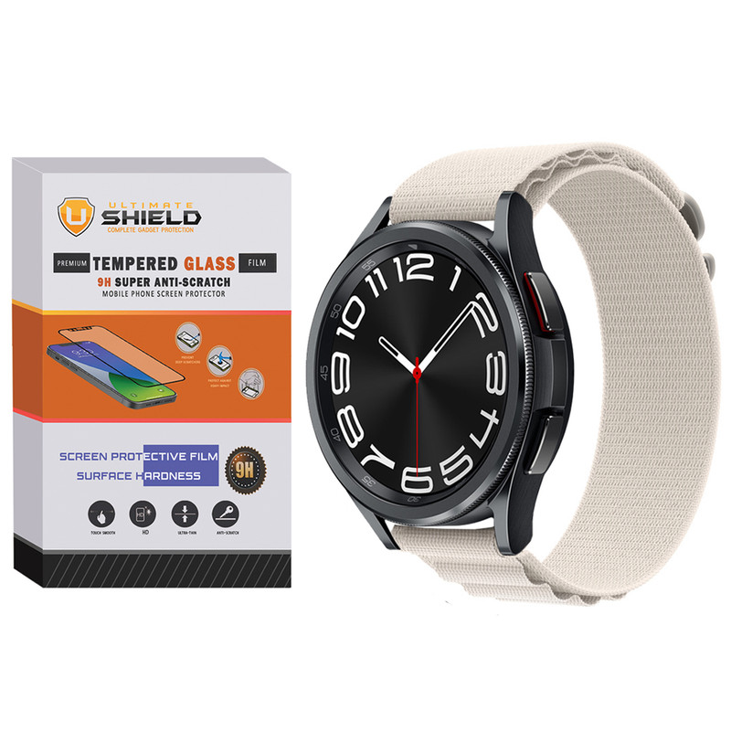 بند آلتیمیت شیلد مدل Loop Alpine مناسب برای ساعت هوشمند سامسونگ Galaxy Watch 6 Classic 43mm
