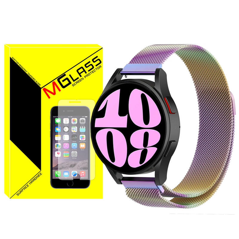 بند ام‌گلس مدل Milanese مناسب برای ساعت هوشمند سامسونگ Galaxy Watch 6 44mm