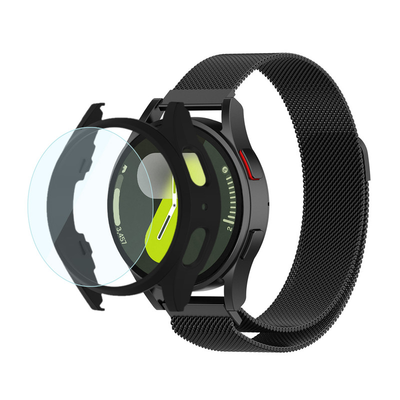 بند آلتیمیت شیلد مدل Milan GRD مناسب برای ساعت هوشمند سامسونگ Galaxy Watch 6 44mm به همراه کاور