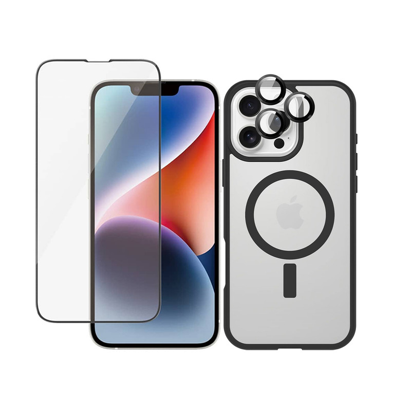 کاور آلتیمیت شیلد مدل Magsafe BRD RngFl مناسب برای گوشی موبایل اپل iPhone 13 Pro Max به همراه محافظ لنز دوربین و محافظ صفحه نمایش
