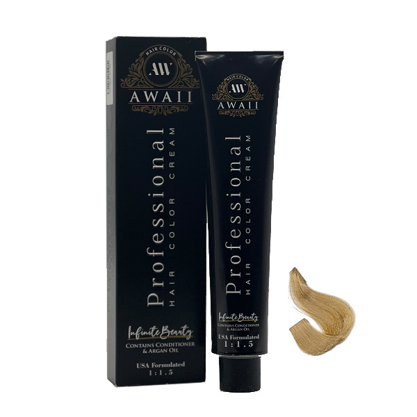 رنگ مو آوایی شماره 8.34 حجم 120 میلی لیتر رنگ عسلی روشن