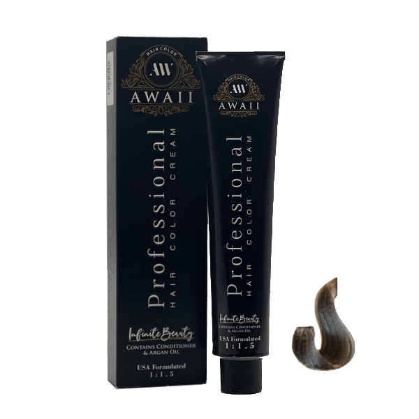 رنگ مو آوایی شماره 9.1 حجم 120 میلی لیتر رنگ بلوند دودی خیلی روشن