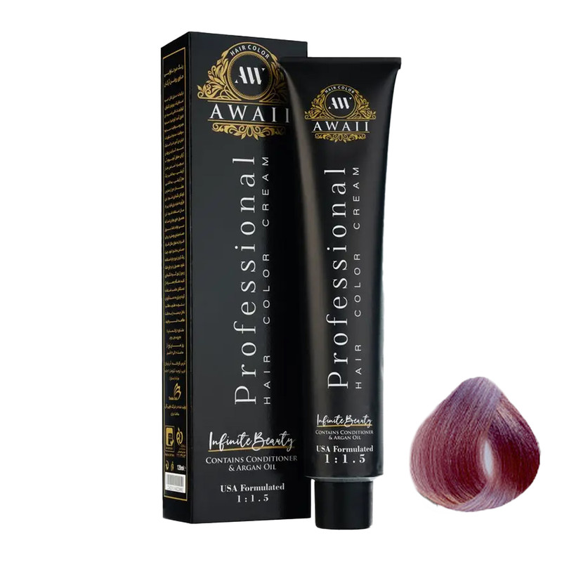 رنگ مو آوایی شماره 7.1080 حجم 120 میلی لیتر رنگ کالباسی