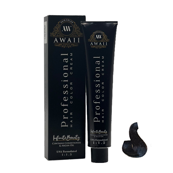 رنگ مو آوایی شماره 3.0 حجم 120 میلی لیتر رنگ قهوه ای تیره