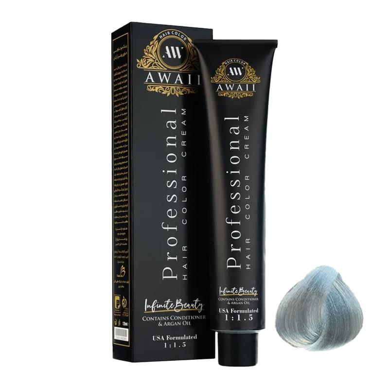 رنگ مو آوایی شماره 8.0101 حجم 120 میلی لیتر رنگ دلفینی