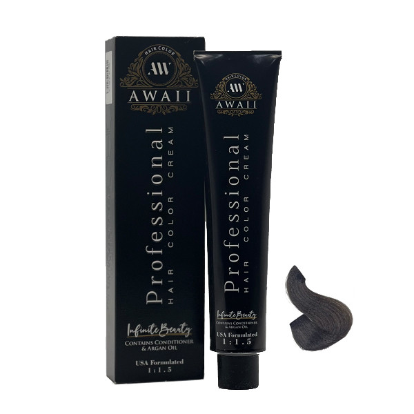 رنگ مو آوایی شماره 5.2 حجم 120 میلی لیتر رنگ قهوه ای زیتونی روشن