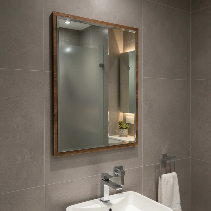 آینه سرویس‌ بهداشتی دلفین مدل wd-1078 سایز 70x55 سانتی متر 