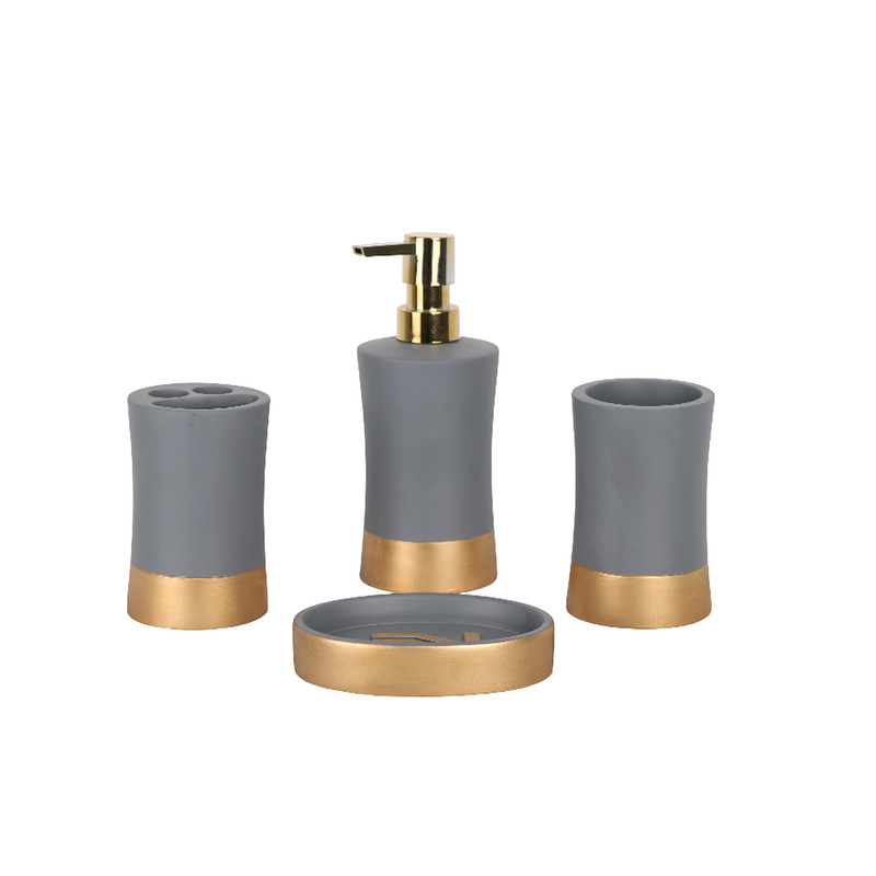 ست سرویس بهداشتی 4 تکه دلفین مدل 073-gr