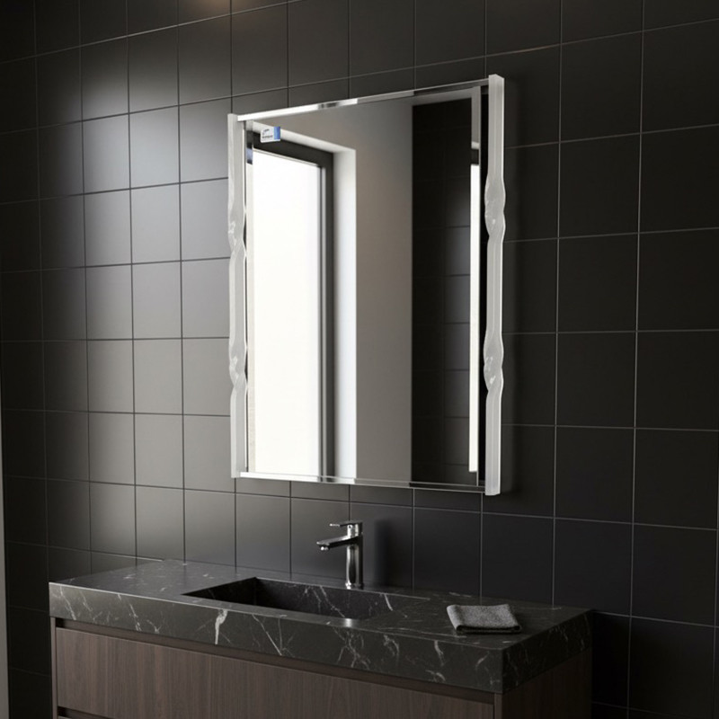 آینه سرویس‌ بهداشتی دلفین مدل 1092 سایز 54x40 سانتی متر