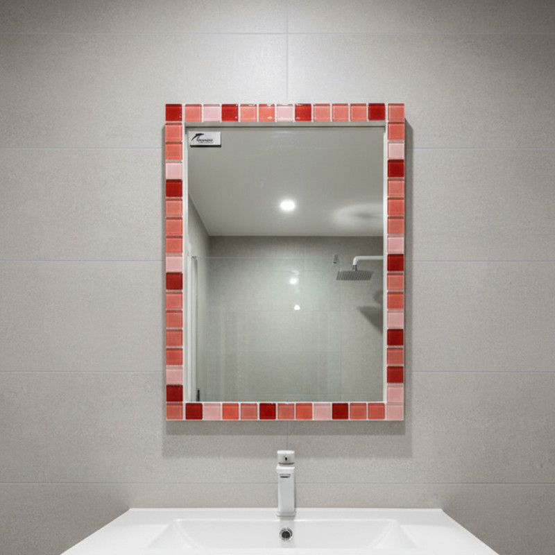 آینه سرویس‌ بهداشتی دلفین مدل 1075-p سایز 36x51 سانتی متر