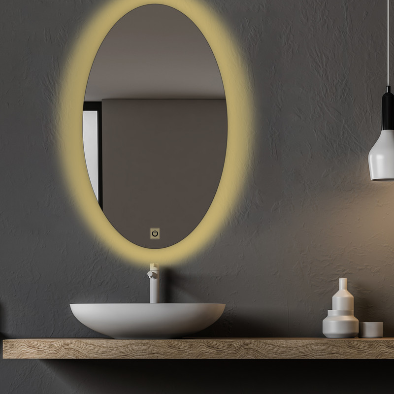 آینه لمسی دلفین مدل TCH-OV-70