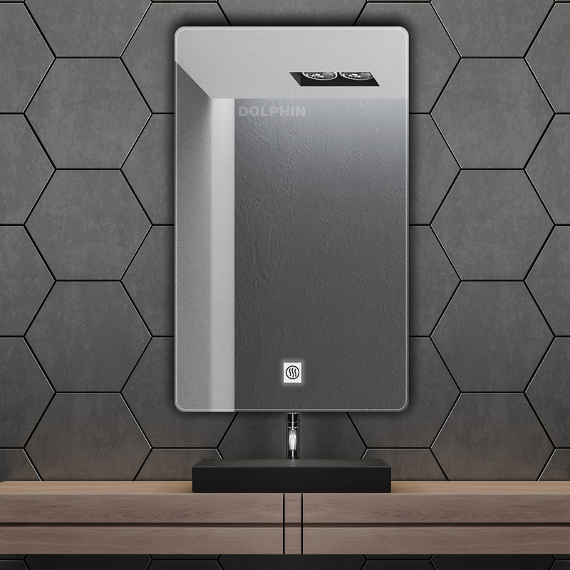 آینه سرویس بهداشتی  دلفین مدل ضدبخار HT-60x50-R