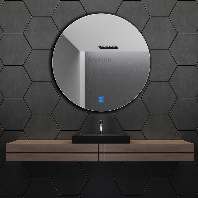 آینه سرویس بهداشتی  دلفین مدل ضدبخار کد HT-Q-70