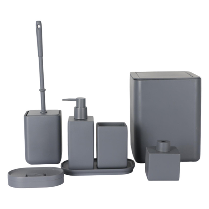 ست سرویس بهداشتی 7 پارچه دلفین مدل FN-744-Gy