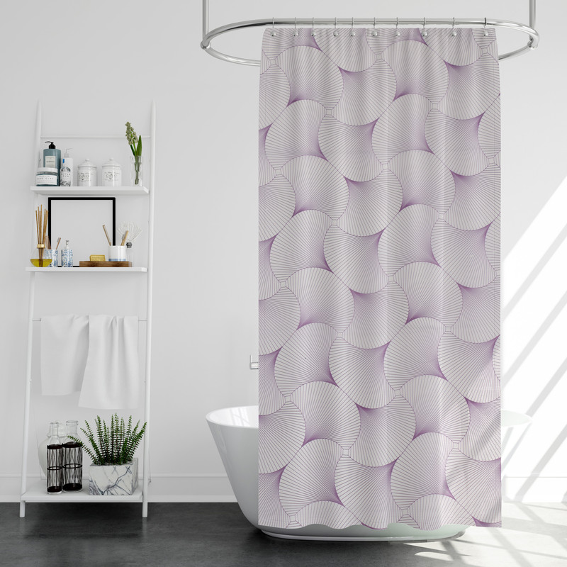 پرده حمام پیسو مدل BZ-71 سایز 180x200 سانتی متر